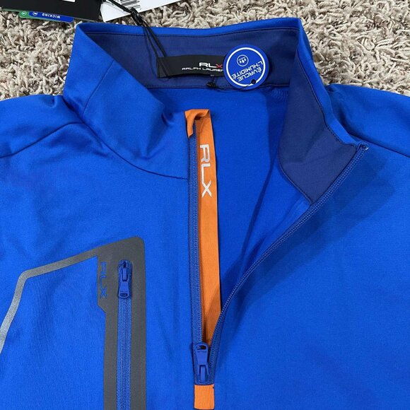 RLX Ralph Lauren Men’s 1/4 Zip Luxury Jersey Pullover Fleece Sweatshirt Size XXL - Picture 6 of 12